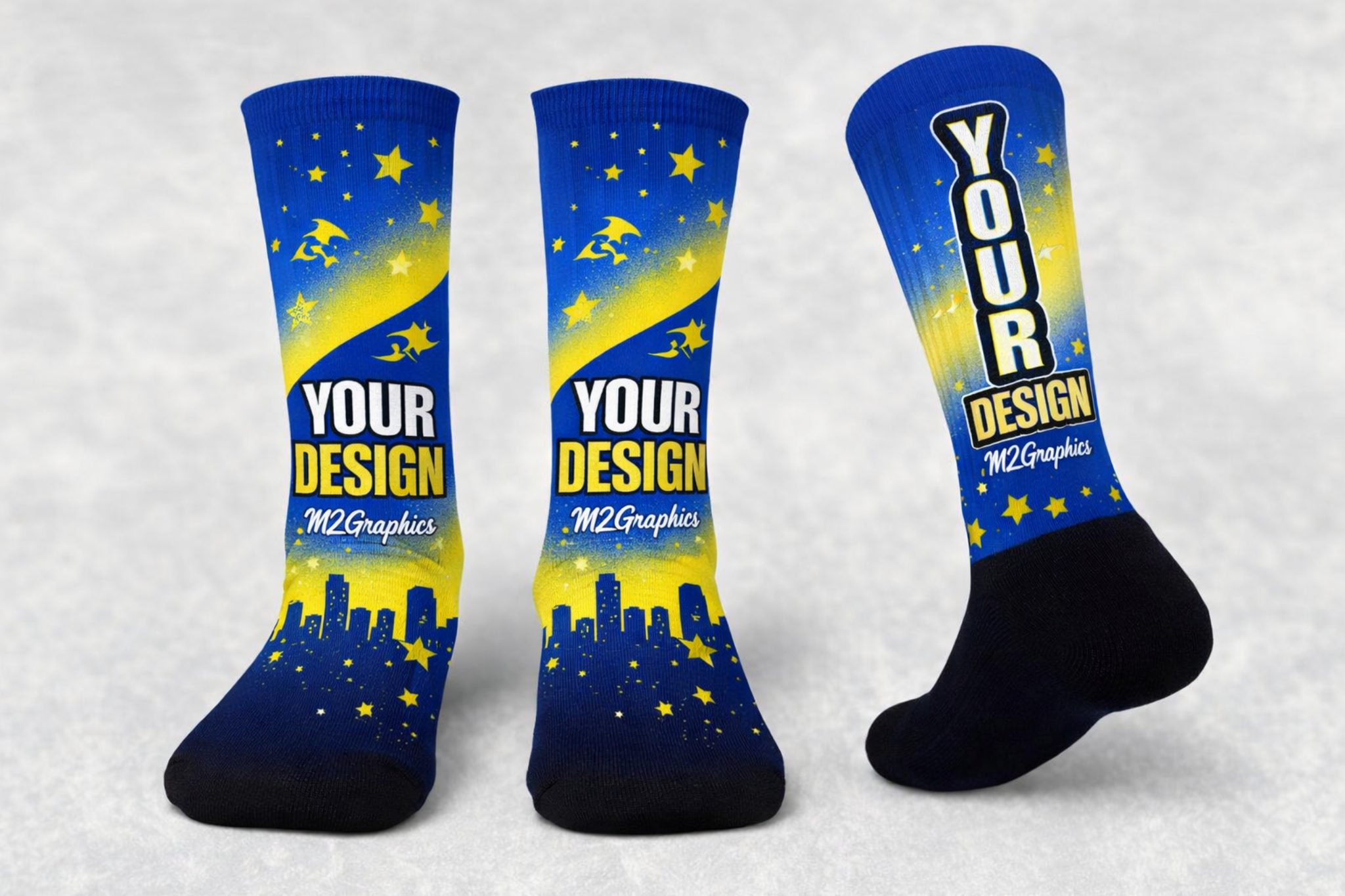 Custom All-Over Sublimation Socks