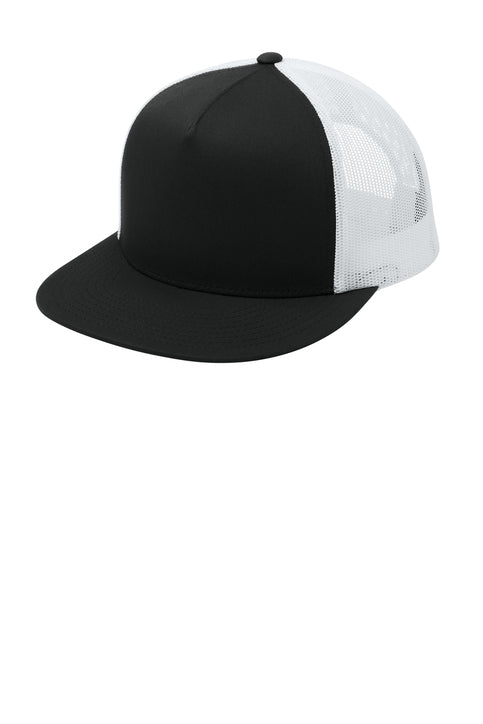 Sport-Tek® YP Classics® 5-Panel Classic Trucker Mesh Back Cap