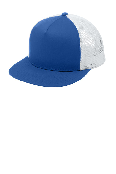 Sport-Tek® YP Classics® 5-Panel Classic Trucker Mesh Back Cap