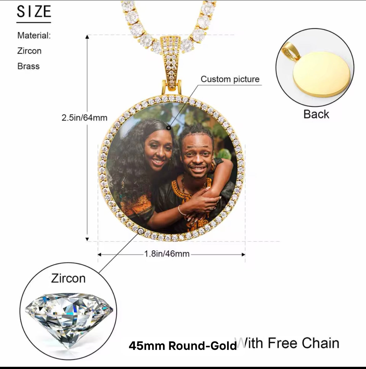 Custom Memorial Pendant