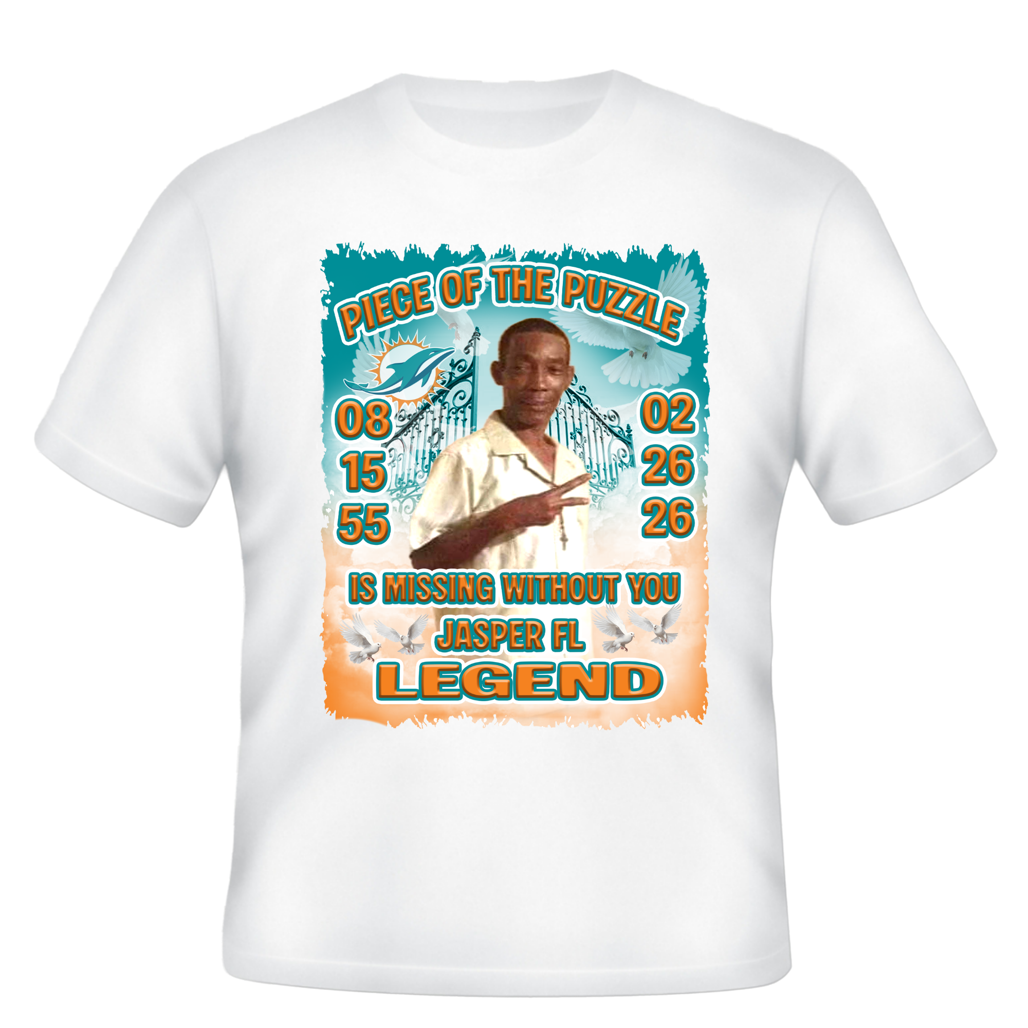 Custom Photo T-Shirt – Full Color Personalized Graphic Tee